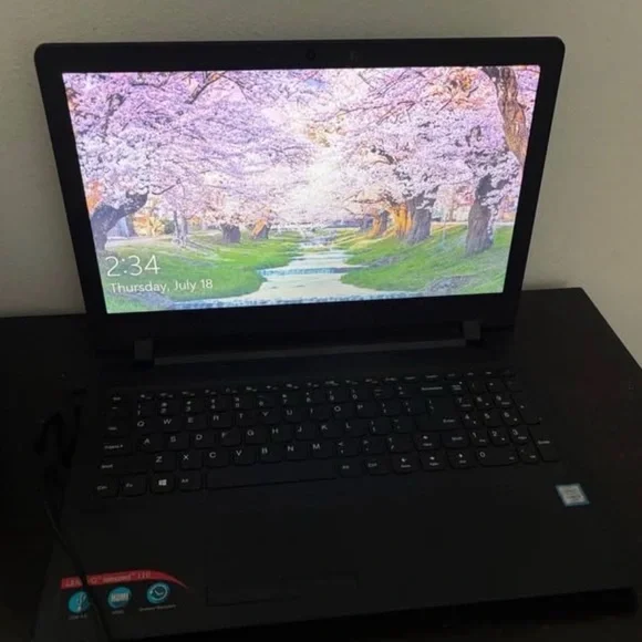Lenovo Sleek Black Laptop
